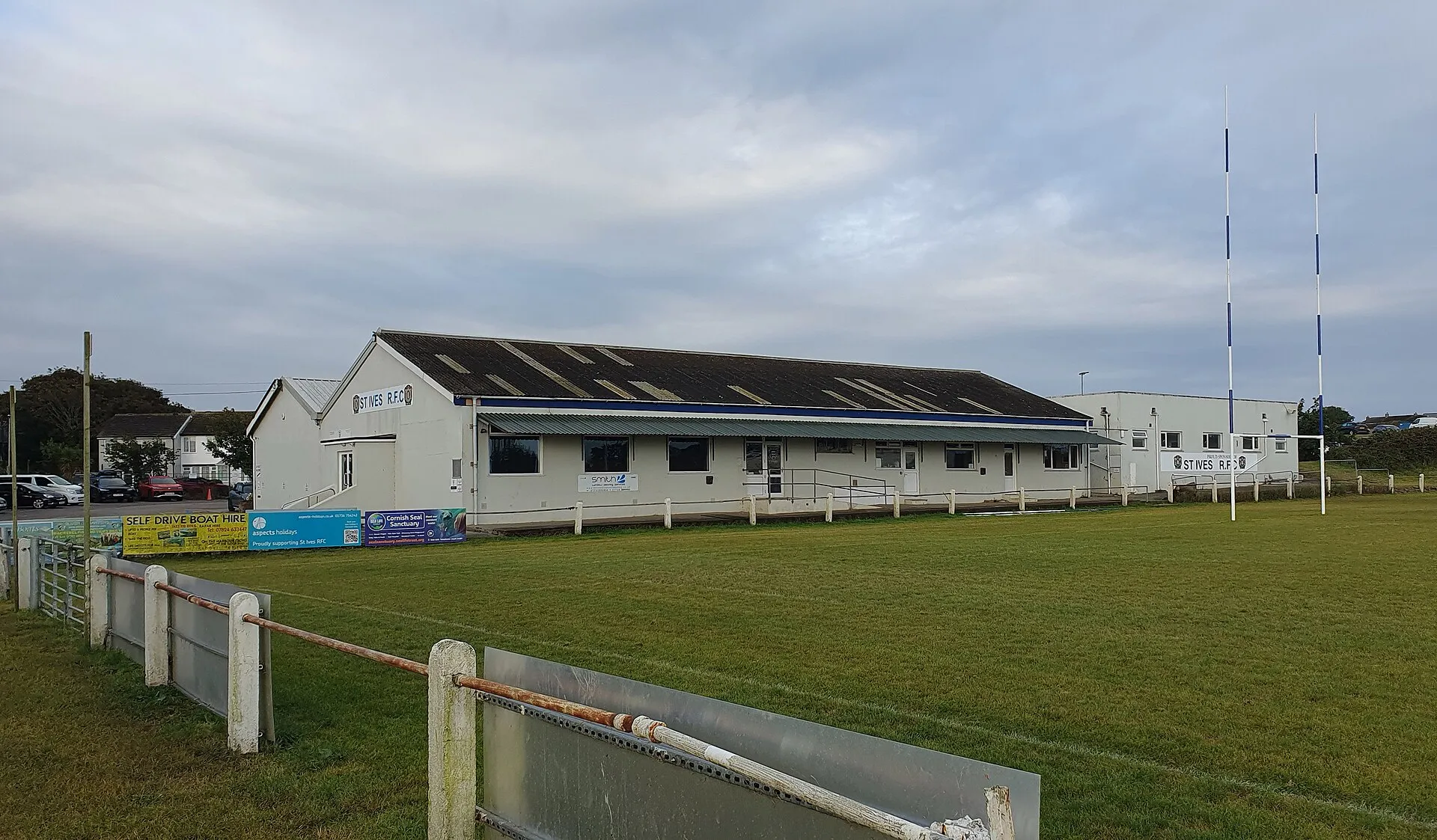 The clubhouse at a rugby club